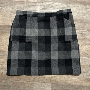 Liz Claiborne Grey & Black Skirt